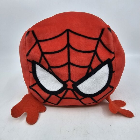 Marvel Cubd Collectibles Spiderman Plush Mini Pillow Soft Cube Red 2017 4.5 in - Picture 1 of 10